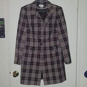 Plaid coat